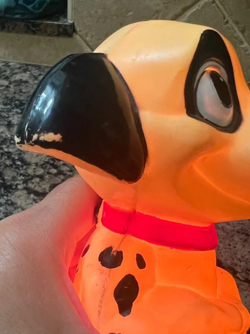 Vintage Disney 101 Dalmatians Puppy Night Light‎ Lamp Works